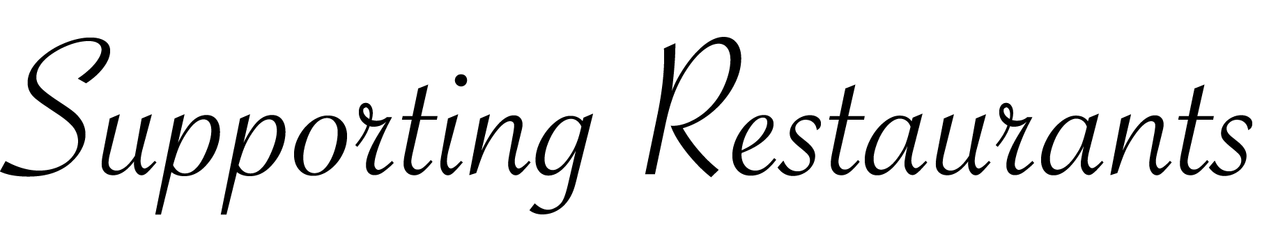 restaurants label